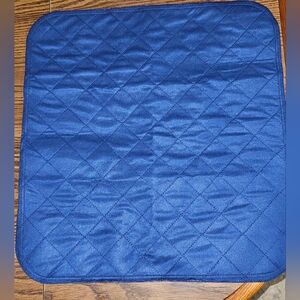 MOONSEA 2 Blue Waterproof Chair Pads - Incontinence - 22" x 21" - Non Slip - NEW
